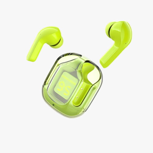 Air31 Earbuds Wireless Crystal Transparent Body | Air 31 Bluetooth Earbud With Pouch (random Color)